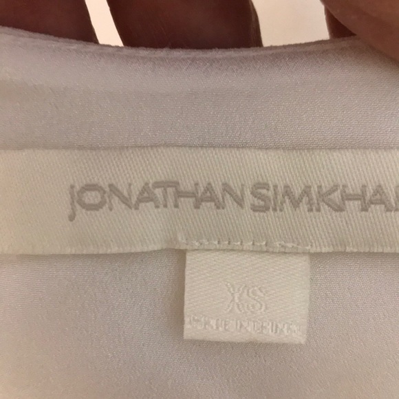 Jonathan Simkhai Asymmetrical Deep V Neckline Top - Picture 5 of 8